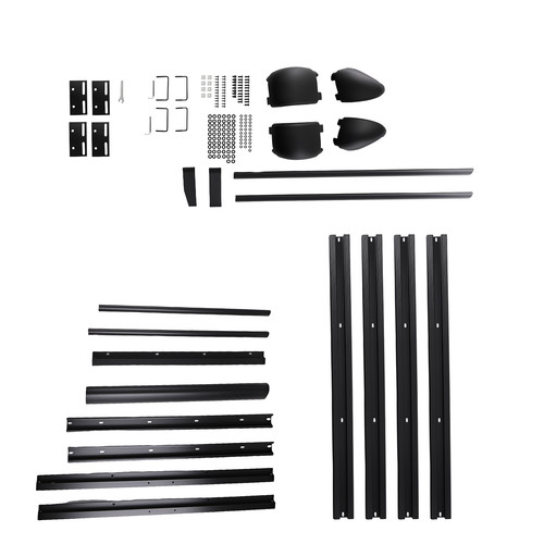 Black aluminium roof - roof, rack