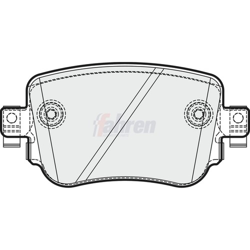 Brake pads set for caddy - brake,