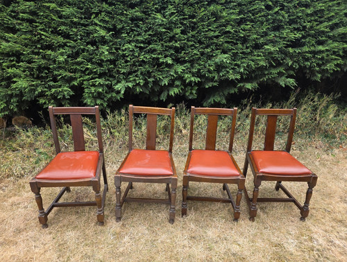 Set vintage solid wood - set,