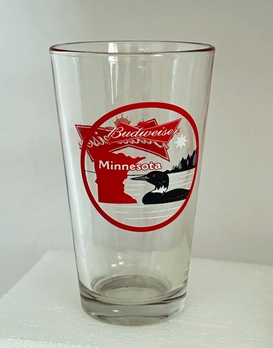 Unusual budweiser pint glass - unusual,