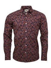 Relco Men's Navy Blue Paisley