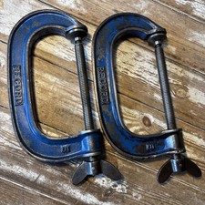 2 Vintage Record G Clamps 5