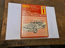 BMW 1502.1602.2002. Full Haynes Workshop Manual. 1959 To 1977.