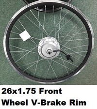 26" x1.75 Front Wheel  36v 250w Electric Bicycle Motor Conversion Kit E Bike