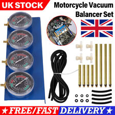 Motorcycle Carburetor Carb Vacuum 4 Gauge Balancer Synchronizer Diagnostic Kit