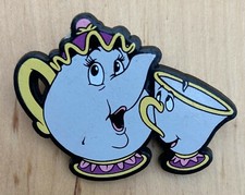 Vintage Disney Pin Badge - Beauty and the Beast - Mrs Potts/Chip