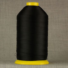 BONDED NYLON SEWING THREAD 40s TKT LARGE 3,500mtr SPOOL BLACK 40 LEATHER REPAIR