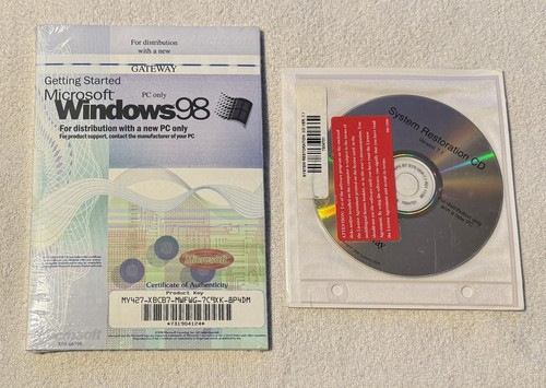 Gateway microsoft windows - gateway, 98