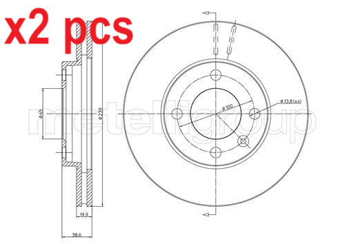 Pcs sides front - pcs,