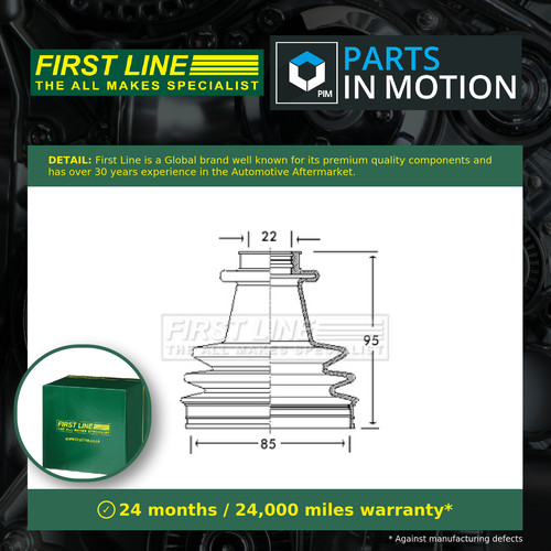 Joint boot fits renault r19 - cv,