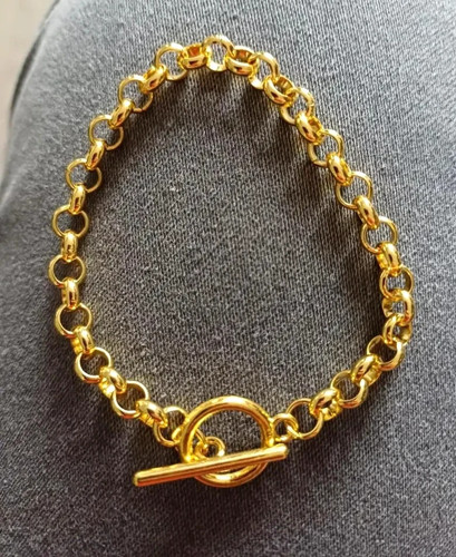 9ct gold bracelet - ❤️,