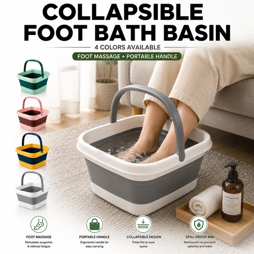 Pack collapsible foot bath - foot,