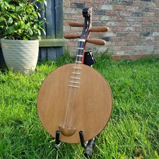 Vintage Chinese Moon Lute YUEQIN Moon Guitar Musical Instrument