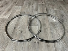 Natal Tom Drum 16” 8-Lug Hoops Rims Hardware Tension #OX82