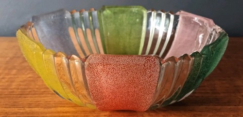 Large art deco harlequin glass - large,