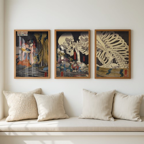 Utagawa kuniyoshi skeleton - utagawa,
