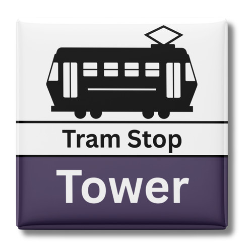 Blackpool tower tram stop - tower,
