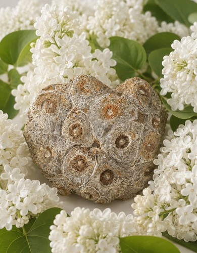 Hexagonia fossil coral - hexagonia,