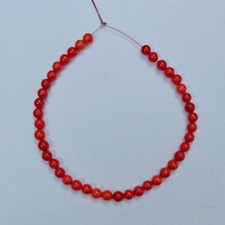 Red Coral Beads Natural