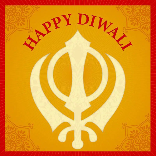 Happy diwali greeting card - happy,