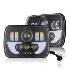 5x7" 7x6" LED Headlight DRL