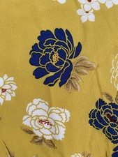 ZARA Yellow Viscose Strappy