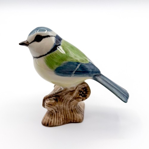 Quail ceramics blue tit bird - quail,