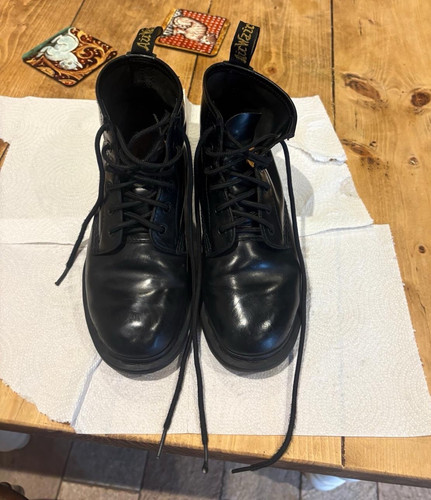 Martens black leather - dr.,