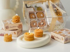 4pcs cookie candles - 4pcs,
