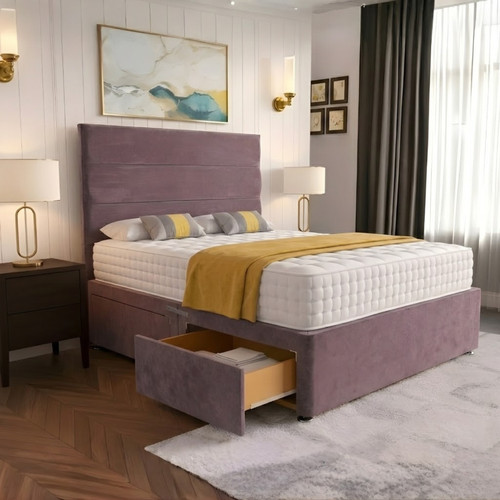 Reinforced divan bed - reinforced,