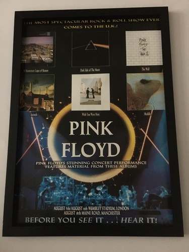 Pink floyd 1988 framed - pink, floyd-1988