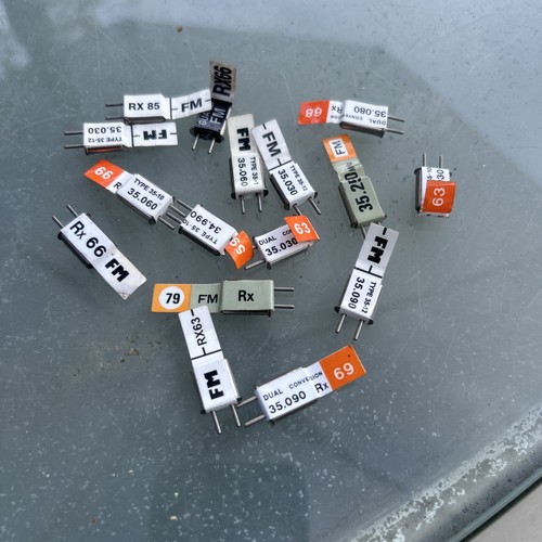 35mhz crystals radio - 16,
