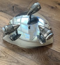 Vintage Micromark Meteor Triple Ceiling Light Low Voltage