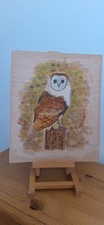 An Owl perching -  an Original