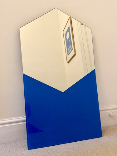 Hay shapes mirror blue - hay,