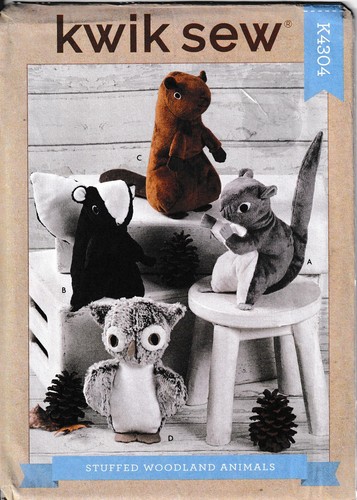Soft stuffed woodland animal - soft,