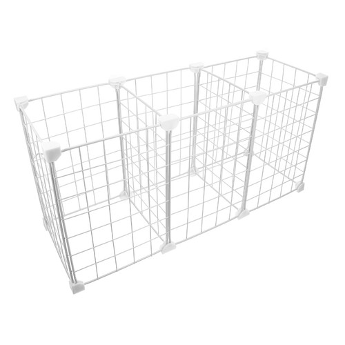Reusable white wire freezer - white,