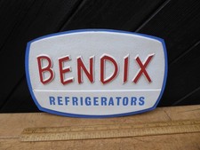 Vintage 50s era 'Bendix 'Refrigerators Showroom point of sale Advertising sign