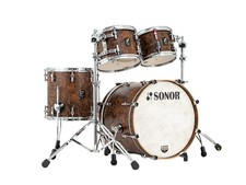 Sonor Momentum 20" Drum Kit, California Burl