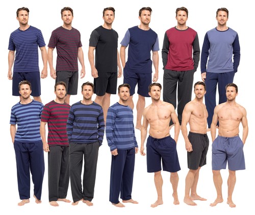 Mens pyjama set nightwear - set,