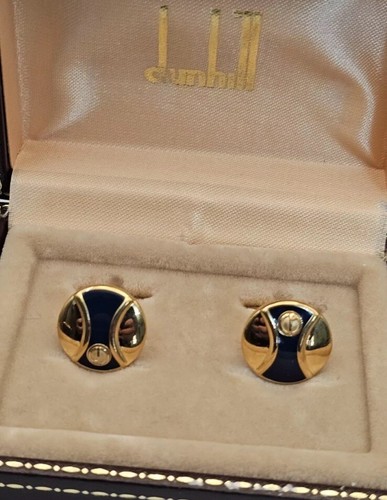 Alfred dunhill cufflinks - dunhill, gold