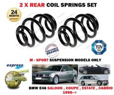 FOR BMW E46 M SPORT 320I 323i 325i 328i 330i 1998-->NEW 2X REAR COIL SPRINGS SET