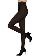 Womens 50 Denier Opaque Black Pantyhose - Tights, Gatta Softi-Comfi