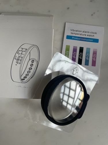 Vibration alarm clock with - alarm,