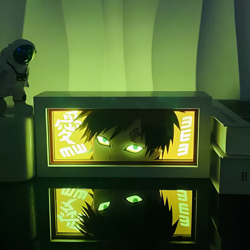Gaara inspired anime lightbox - gaara,