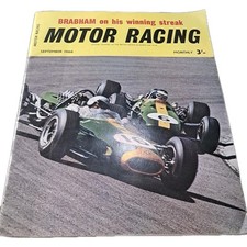 Motor racing Sept 1966 issue Magazine  Brabham on his winning streak 