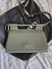 Dune Small Clasp Khaki Cross Body, Shoulder Or Clutch Bag NEW with Dust Bag