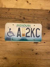 Vintage Missouri Disable  US