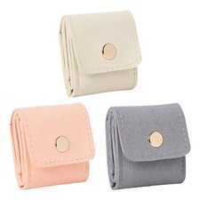 Small Mini Jewelry Organizer Bag Foldable Pouch for Travel and Daily Use