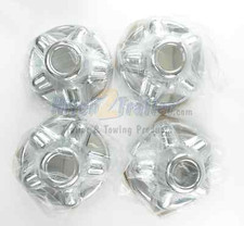 (4) Chrome Trailer Wheel Hub
